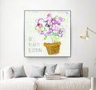 The Sweetness Inspiration by Kellie Day on GIANT ART - beige floral