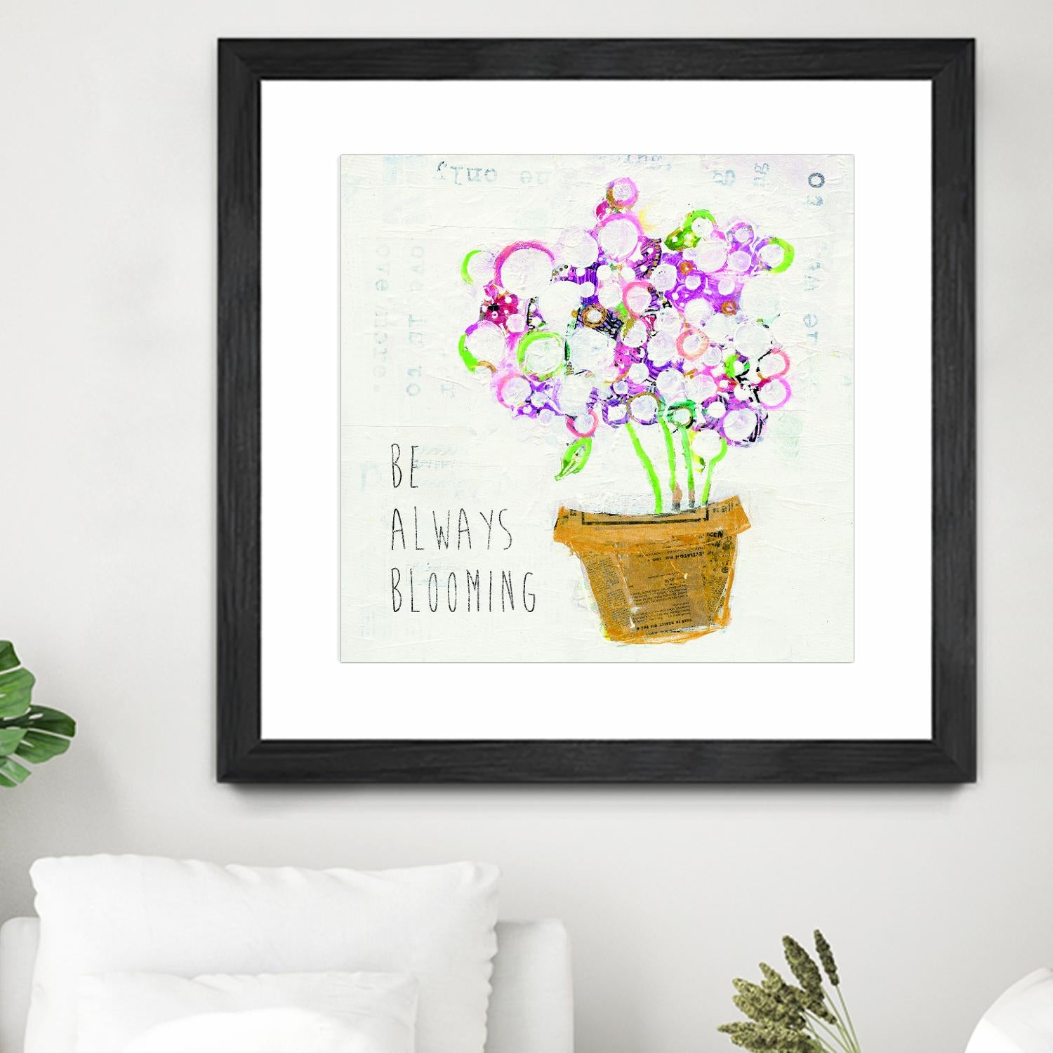 The Sweetness Inspiration by Kellie Day on GIANT ART - beige floral