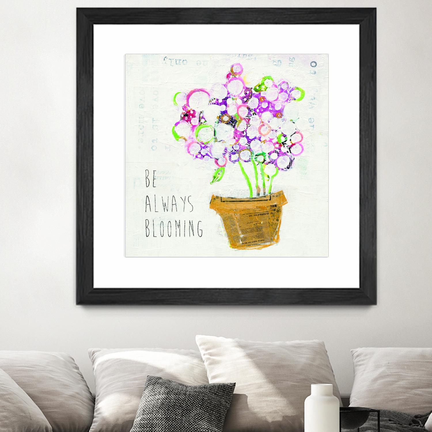 The Sweetness Inspiration by Kellie Day on GIANT ART - beige floral