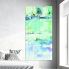 North Shore Panel II by Mike Schick on GIANT ART - turquoise abstract