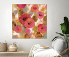 Glorious Pink Floral II by Silvia Vassileva on GIANT ART - yellow floral