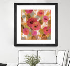 Glorious Pink Floral II by Silvia Vassileva on GIANT ART - yellow floral