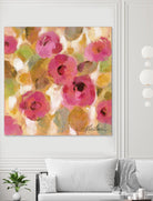 Glorious Pink Floral III by Silvia Vassileva on GIANT ART - yellow floral