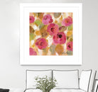 Glorious Pink Floral III by Silvia Vassileva on GIANT ART - yellow floral
