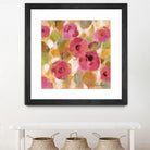 Glorious Pink Floral III by Silvia Vassileva on GIANT ART - yellow floral