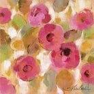 Glorious Pink Floral III by Silvia Vassileva on GIANT ART - yellow floral