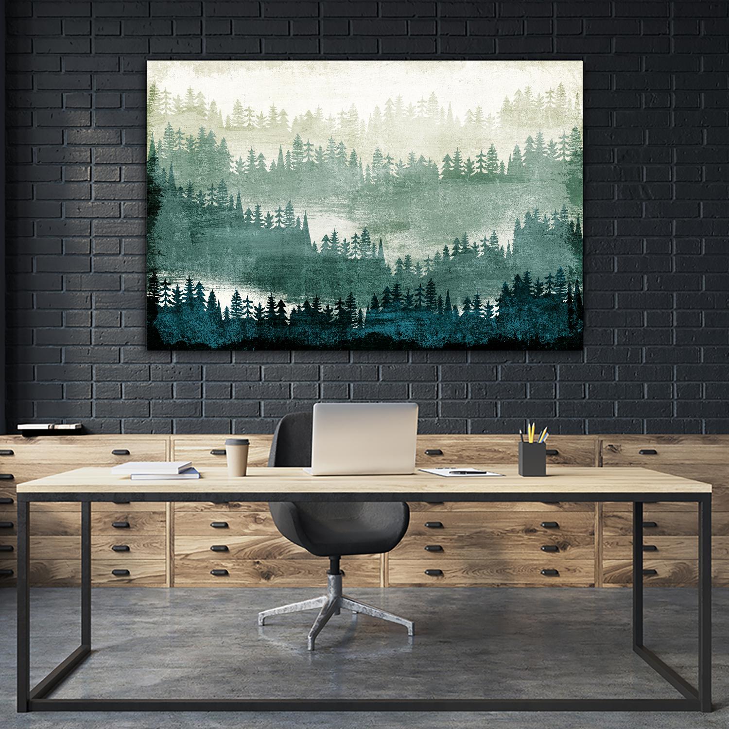 Mountainscape by Michael Mullan on GIANT ART - white landscape