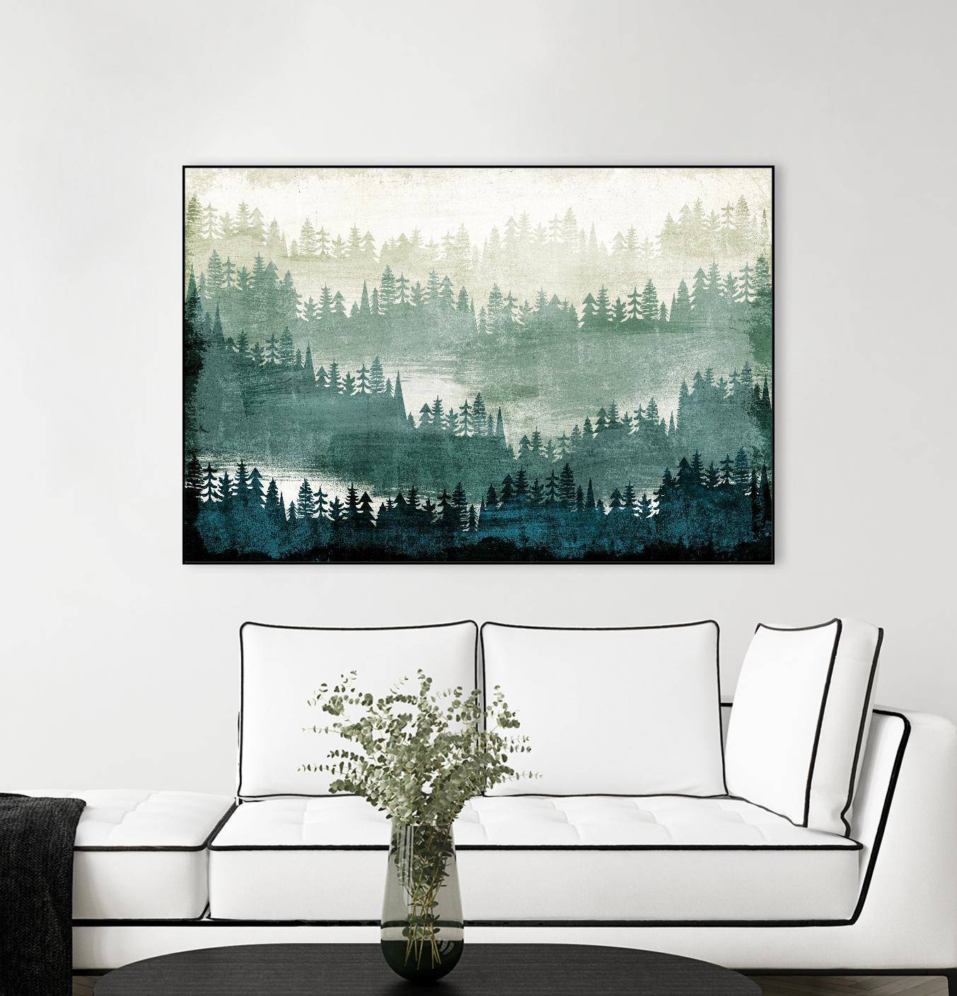 Mountainscape by Michael Mullan on GIANT ART - white landscape