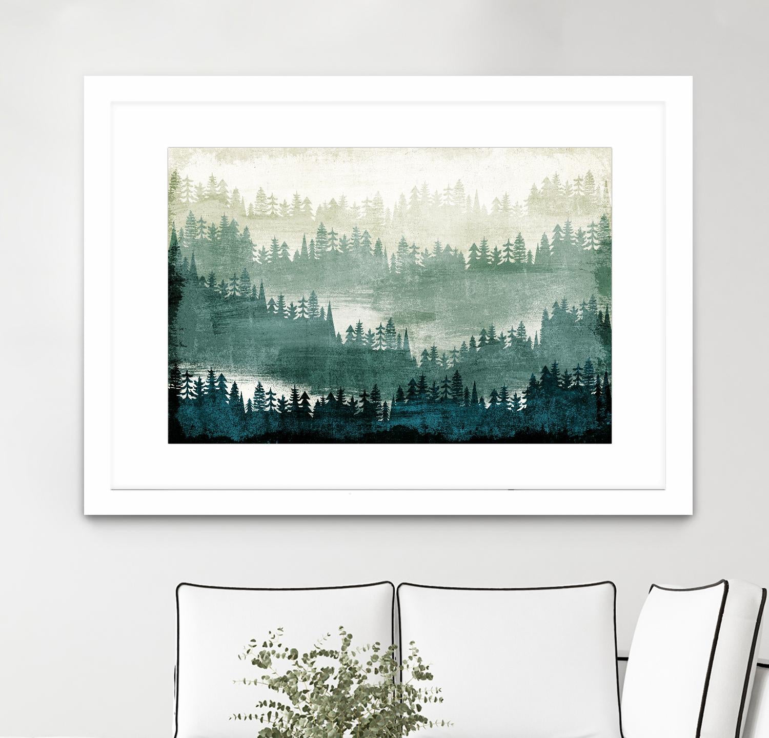 Mountainscape by Michael Mullan on GIANT ART - white landscape