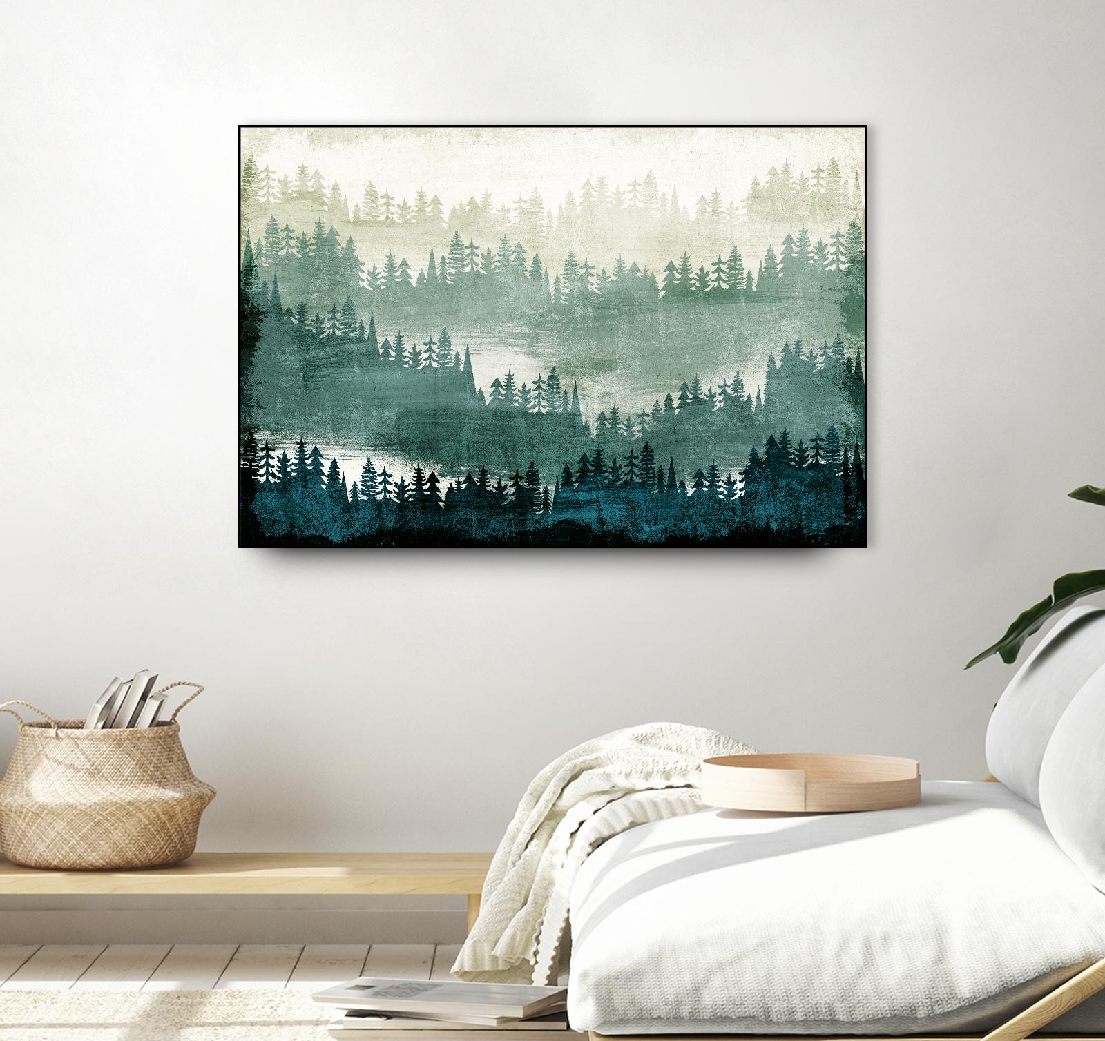 Mountainscape by Michael Mullan on GIANT ART - white landscape