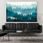Mountainscape Blue by Michael Mullan on GIANT ART - white landscape