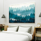 Mountainscape Blue by Michael Mullan on GIANT ART - white landscape