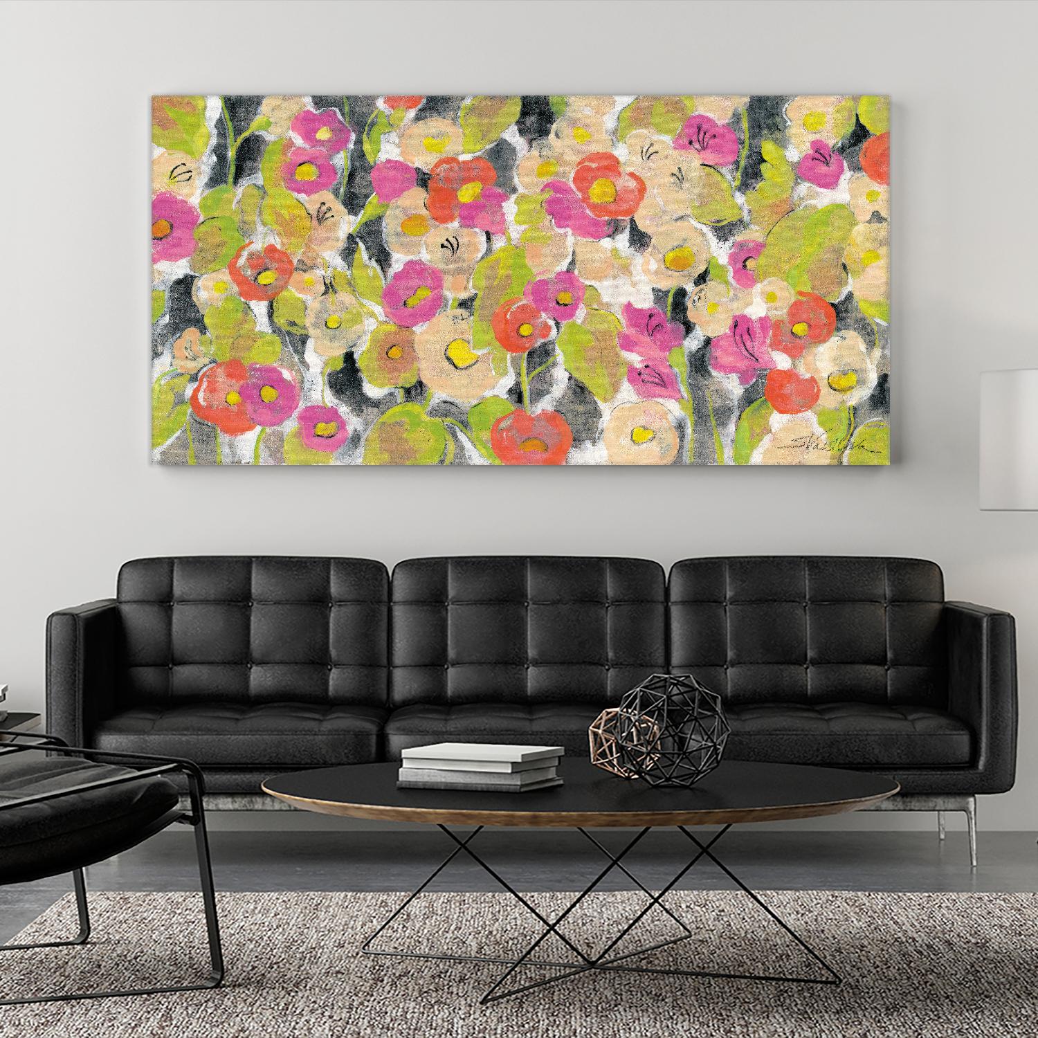 Velvety Florals by Silvia Vassileva on GIANT ART - green floral
