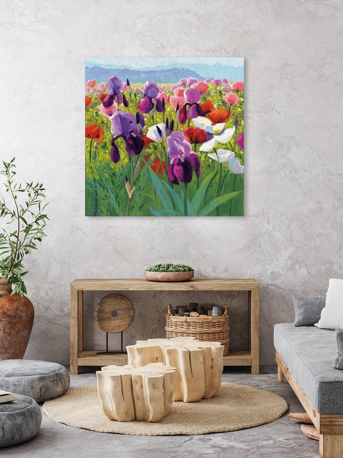 Early June by Shirley Novak on GIANT ART - green floral