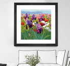 Early June by Shirley Novak on GIANT ART - green floral