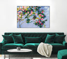Inspiration Monet by Shirley Novak on GIANT ART - pink floral