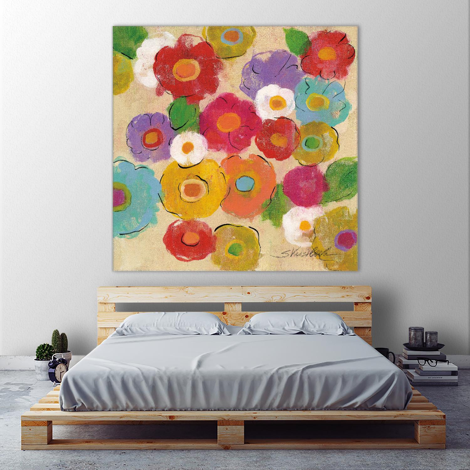 Bohemian Bouquet II by Silvia Vassileva on GIANT ART - yellow floral