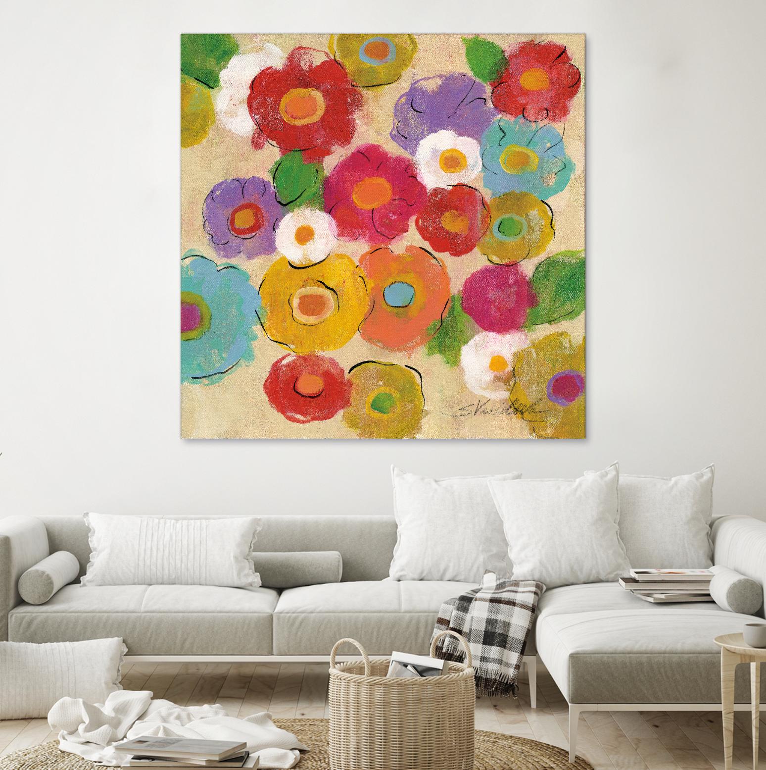 Bohemian Bouquet II by Silvia Vassileva on GIANT ART - yellow floral