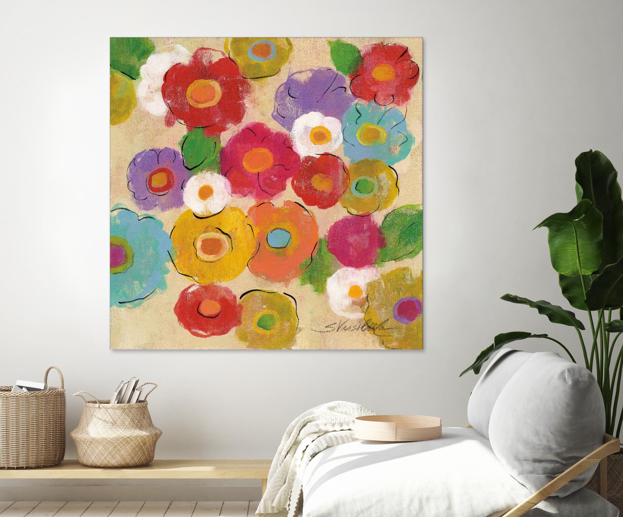 Bohemian Bouquet II by Silvia Vassileva on GIANT ART - yellow floral