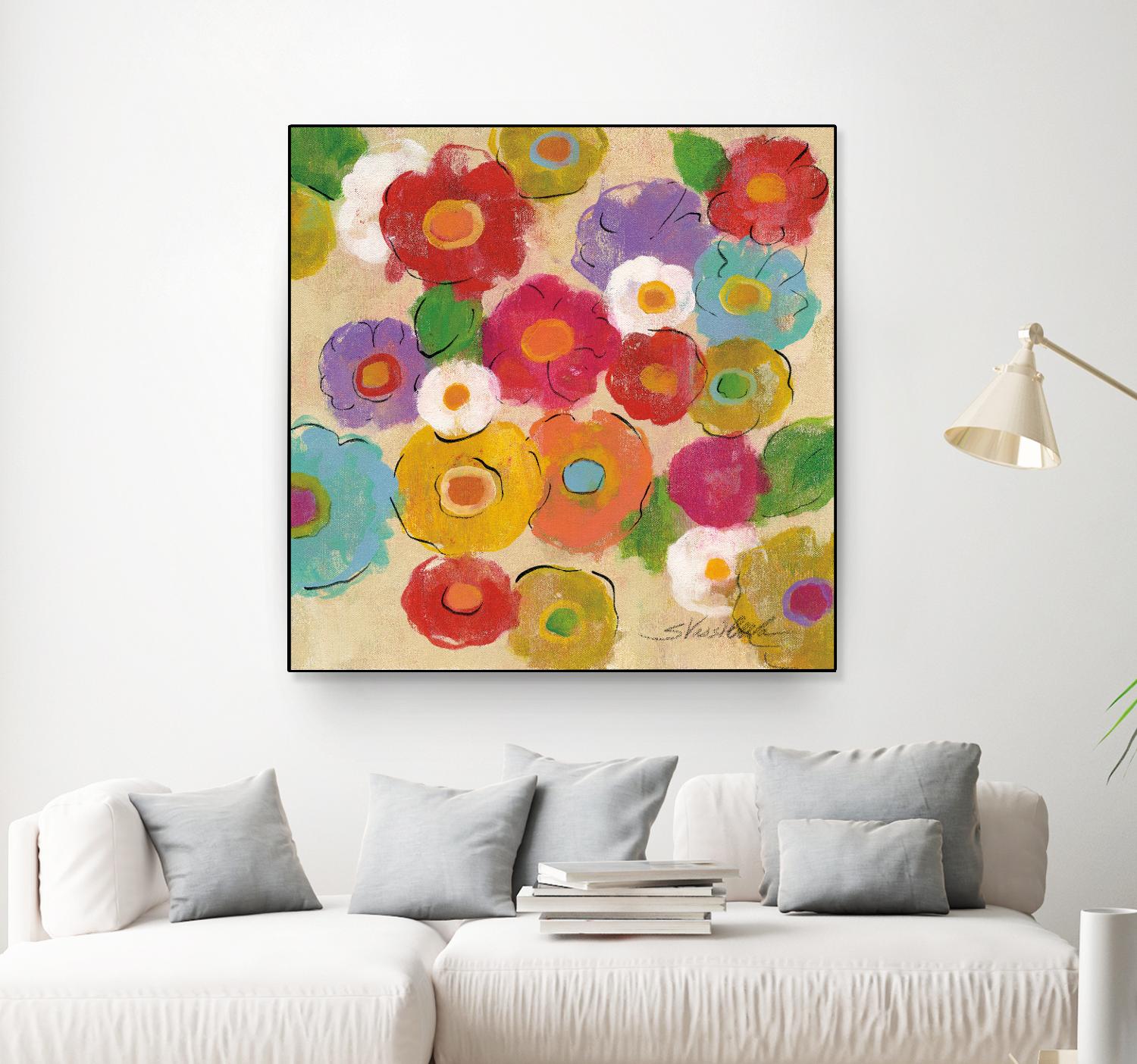 Bohemian Bouquet II by Silvia Vassileva on GIANT ART - yellow floral