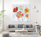 The Sanctuary III by Kellie Day on GIANT ART - red floral