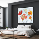 The Sanctuary III by Kellie Day on GIANT ART - red floral