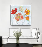 The Sanctuary III by Kellie Day on GIANT ART - red floral