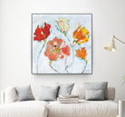 The Sanctuary III by Kellie Day on GIANT ART - red floral