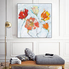 The Sanctuary III by Kellie Day on GIANT ART - red floral