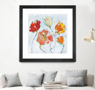 The Sanctuary III by Kellie Day on GIANT ART - red floral