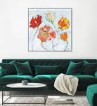 The Sanctuary III by Kellie Day on GIANT ART - red floral