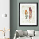 Natural Flora XI Bold Feathers by Danhui Nai on GIANT ART - beige contemporary