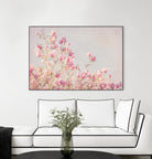 Pink Tree Tops I by Elizabeth Urquhart on GIANT ART - beige floral