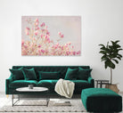 Pink Tree Tops I by Elizabeth Urquhart on GIANT ART - beige floral