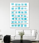 Ocean Blue II by Portfolio on GIANT ART - blue abstract