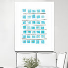 Ocean Blue II by Portfolio on GIANT ART - blue abstract