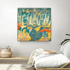 Vintage Travel Brochure VI by Portfolio on GIANT ART - blue tropical