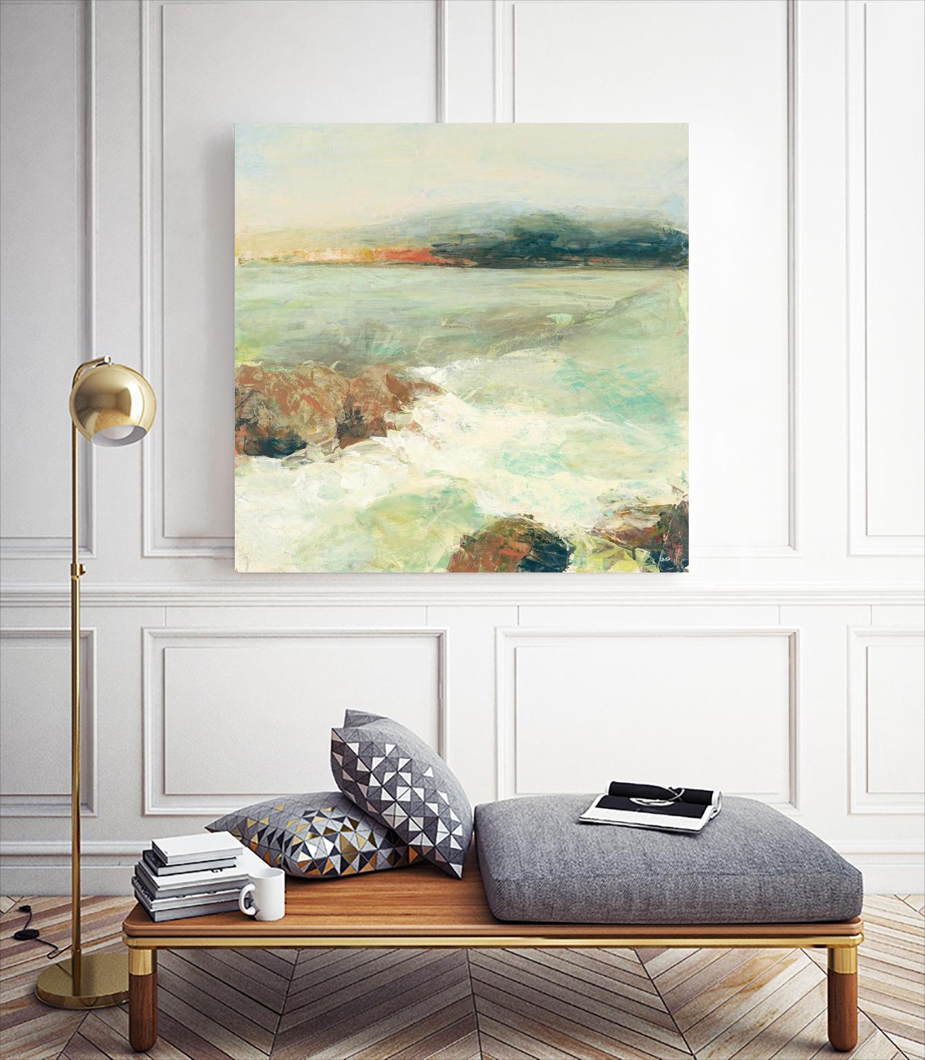 Point Lobos Crop by Julia Purinton on GIANT ART - brown abstract
