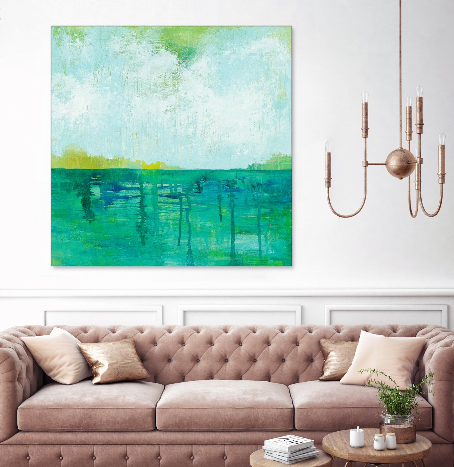 To the Shore by Melissa Averinos on GIANT ART - blue abstract