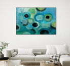 Pebbles on the Beach by Silvia Vassileva on GIANT ART - green abstract
