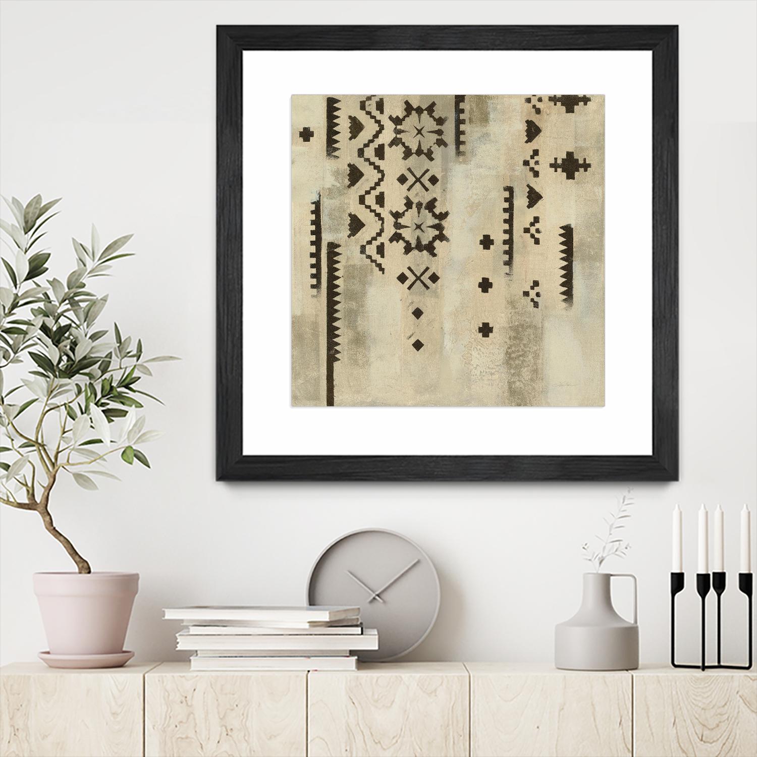 Scandanavian Mood V by Silvia Vassileva on GIANT ART - multi abstract brown
