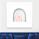 Boho Rainbow I by Courtney Prahl on GIANT ART - multi abstract blue