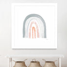 Boho Rainbow I by Courtney Prahl on GIANT ART - multi abstract blue