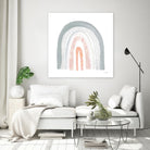 Boho Rainbow I by Courtney Prahl on GIANT ART - multi abstract blue