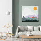 Mountainous I by Sara Zieve on GIANT ART - green landscape mountains