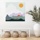 Mountainous I by Sara Zieve on GIANT ART - green landscape mountains
