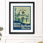 Travel Poster III by Wild Apple on GIANT ART - architecture adventure