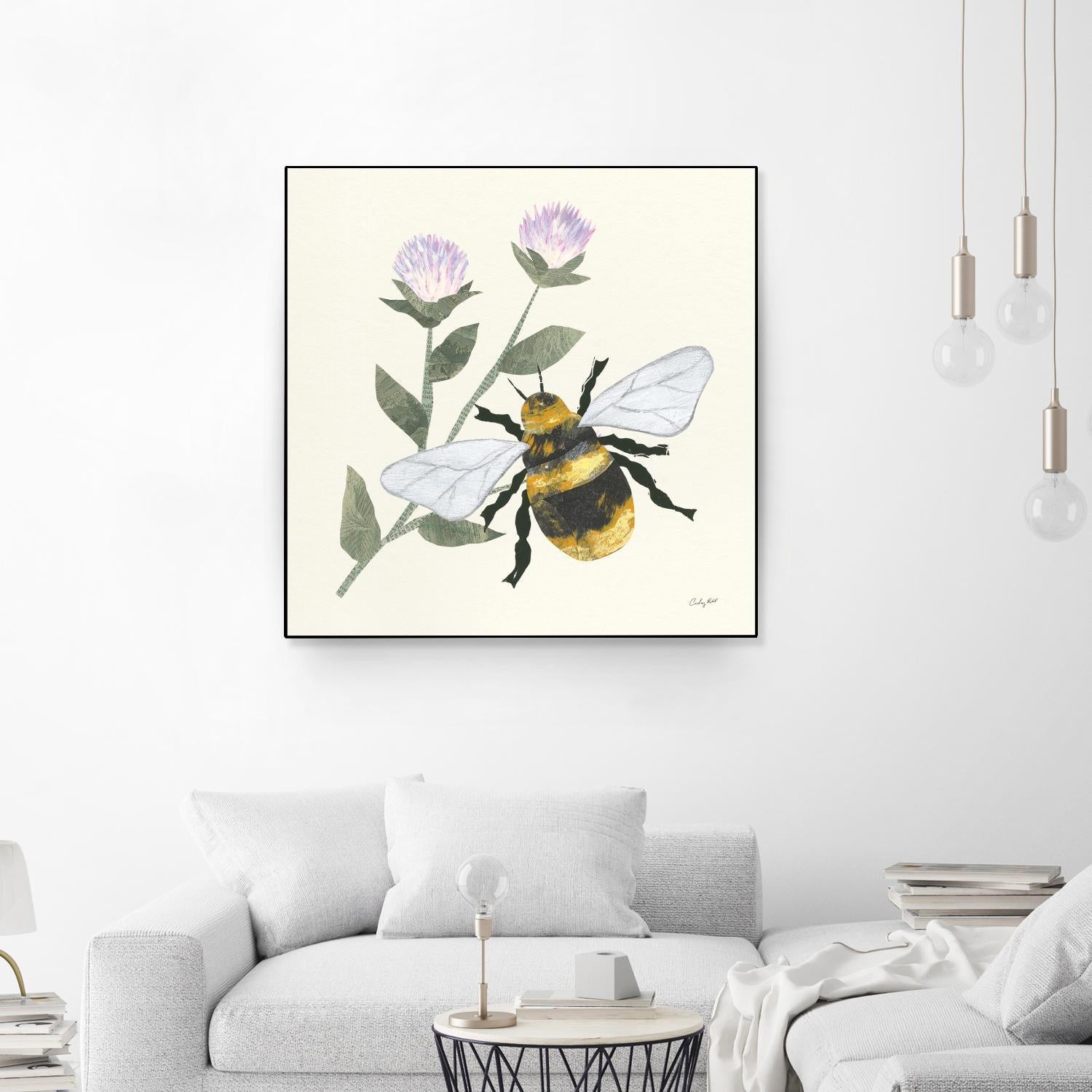 In the Garden Bee by Courtney Prahl on GIANT ART - animals bee