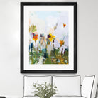 Spontaneous Summer I by Pamela Munger on GIANT ART - orange flowers floral