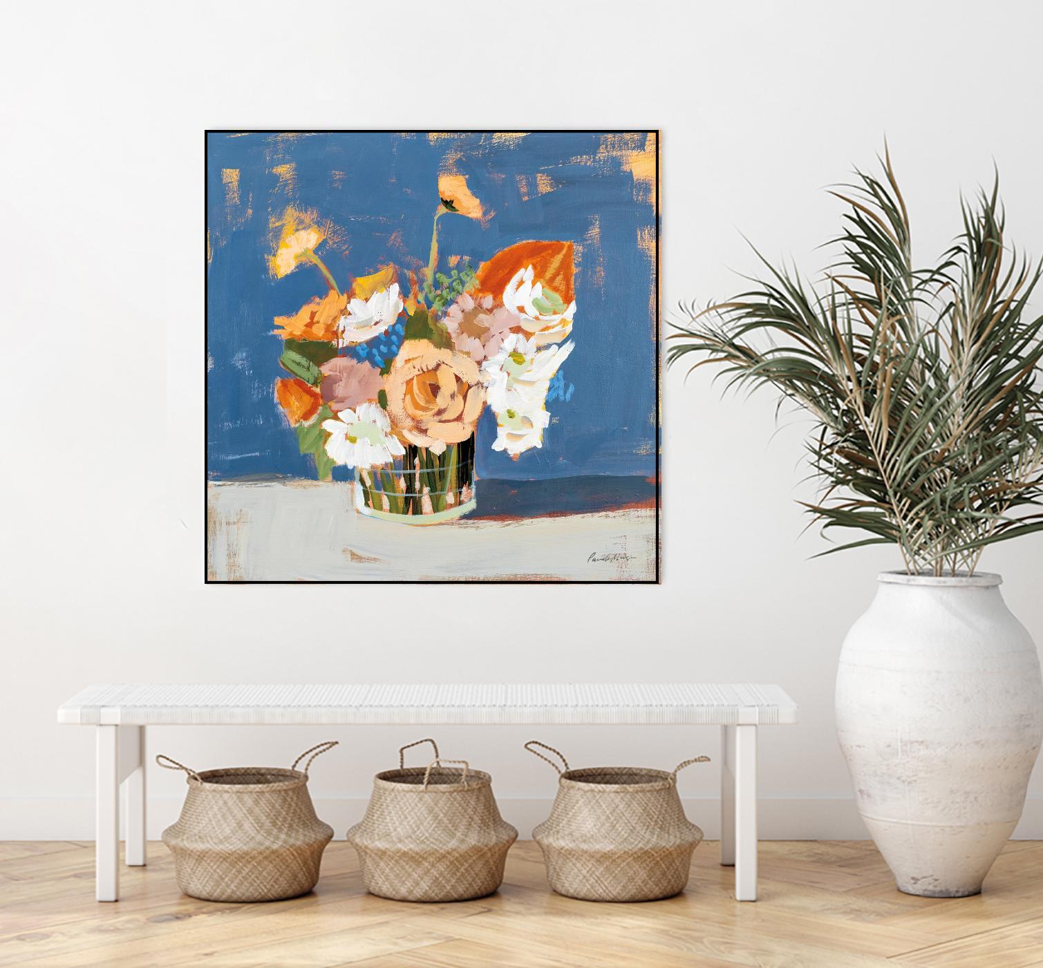 Peach and White Bouquet by Pamela Munger on GIANT ART - abstract abstract